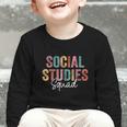 Social Studies Squad Back To School Appreciation Graphic Toddler Long Sleeve Tee Social Studies Squad Back To School Appreciation Graphic Toddler Long Sleeve Tee