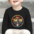 Testing Coordinator Appreciation Week Back To School Graphic Toddler Long Sleeve Tee Testing Coordinator Appreciation Week Back To School Graphic Toddler Long Sleeve Tee