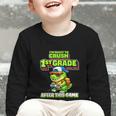 Video GameRex Dinosaur 1st Grade Back To School Boy Graphic Toddler Long Sleeve Tee Video GameRex Dinosaur 1st Grade Back To School Boy Graphic Toddler Long Sleeve Tee