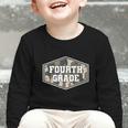 Vintage Fourth Grade Old Camo Back To School Boys 4th Grade Graphic Toddler Long Sleeve Tee Vintage Fourth Grade Old Camo Back To School Boys 4th Grade Graphic Toddler Long Sleeve Tee