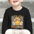 Watch Out Preschool Grade Here I Come Back To School Graphic Toddler Long Sleeve Tee