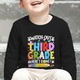 Watch Out Third Grade Here I Come Back To School Girls Kids Graphic Toddler Long Sleeve Tee Watch Out Third Grade Here I Come Back To School Girls Kids Graphic Toddler Long Sleeve Tee