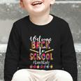 Welcome Back To School Lunch Lady Leopard On First Day Of School Graphic Toddler Long Sleeve Tee Welcome Back To School Lunch Lady Leopard On First Day Of School Graphic Toddler Long Sleeve Tee