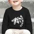 Wildcats High School Spirit Fan Team Back To School Graphic Toddler Long Sleeve Tee Wildcats High School Spirit Fan Team Back To School Graphic Toddler Long Sleeve Tee