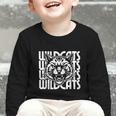 Wildcats School Spirit Team Wildcat Go Back To School Graphic Toddler Long Sleeve Tee Wildcats School Spirit Team Wildcat Go Back To School Graphic Toddler Long Sleeve Tee