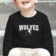 Wolves Back To School Spirit Graphic Toddler Long Sleeve Tee Wolves Back To School Spirit Graphic Toddler Long Sleeve Tee