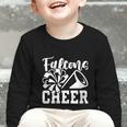 Women's Cheer Falcons Back To School Spirit Graphic Toddler Long Sleeve Tee Women's Cheer Falcons Back To School Spirit Graphic Toddler Long Sleeve Tee