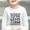 1st Day Of 5th Grade Vibes Retro Girls Back To School Boys Graphic Toddler Long Sleeve Tee 1st Day Of 5th Grade Vibes Retro Girls Back To School Boys Graphic Toddler Long Sleeve Tee