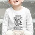 Always An Indian Back To School Spirit Premium Tri-Blend Graphic Toddler Long Sleeve Tee Always An Indian Back To School Spirit Premium Tri-Blend Graphic Toddler Long Sleeve Tee
