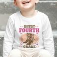 Back To School Howdy Fourth Grade Girls Graphic Toddler Long Sleeve Tee Back To School Howdy Fourth Grade Girls Graphic Toddler Long Sleeve Tee