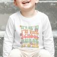 Back To School Nurse It's Me Hi I'm The School Nurse Graphic Toddler Long Sleeve Tee