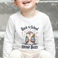 Back To School Like An Otter Boss Cute First Day Of School Graphic Toddler Long Sleeve Tee Back To School Like An Otter Boss Cute First Day Of School Graphic Toddler Long Sleeve Tee