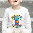 Cat Rocking In My School Shoes Fun Back To School Kids Boys Premium Tri-Blend Graphic Toddler Long Sleeve Tee