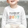 Class Of 2037 Grow With Me Back To School Graduation Graphic Toddler Long Sleeve Tee Class Of 2037 Grow With Me Back To School Graduation Graphic Toddler Long Sleeve Tee