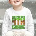 Creepin’ Into 4th Grade Kids Boy Gamer Pixel Back To School Performance Graphic Toddler Long Sleeve Tee