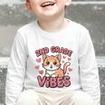 Cute Cat 2nd Grade Vibes Back To School Second Grade Girls Graphic Toddler Long Sleeve Tee Cute Cat 2nd Grade Vibes Back To School Second Grade Girls Graphic Toddler Long Sleeve Tee