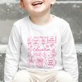 Educator Love Inspire Teach Pink Bow Back To School Graphic Toddler Long Sleeve Tee