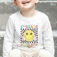 Girls 5th Grade Vibes Smile Face Back To School Fifth Grade Graphic Toddler Long Sleeve Tee Girls 5th Grade Vibes Smile Face Back To School Fifth Grade Graphic Toddler Long Sleeve Tee