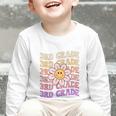 Groovy 3rd Grade Back To School Retro Groovy Third Grade Graphic Toddler Long Sleeve Tee Groovy 3rd Grade Back To School Retro Groovy Third Grade Graphic Toddler Long Sleeve Tee