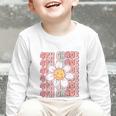 Groovy 4th Grade Back To School First Day Of Fourth Grade Graphic Toddler Long Sleeve Tee