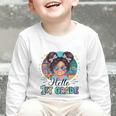 Hello 1st Grade Girl Back To School Kids Boys Girls Graphic Toddler Long Sleeve Tee Hello 1st Grade Girl Back To School Kids Boys Girls Graphic Toddler Long Sleeve Tee