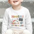 Hooray It’s An OT Day Occupational Therapy Back To School Premium Tri-Blend Graphic Toddler Long Sleeve Tee