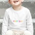 My Last First Day Of High School Back To School Premium Tri-Blend Graphic Toddler Long Sleeve Tee