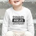Leopard Bobcats School Spirit Fan Team Back To School Graphic Toddler Long Sleeve Tee Leopard Bobcats School Spirit Fan Team Back To School Graphic Toddler Long Sleeve Tee