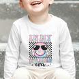 In My Librarian Era Groovy Tie Dye Back To School Graphic Toddler Long Sleeve Tee In My Librarian Era Groovy Tie Dye Back To School Graphic Toddler Long Sleeve Tee