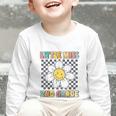 Little Miss 2nd Grade Retro Groovy 2nd Grade Back To School Graphic Toddler Long Sleeve Tee Little Miss 2nd Grade Retro Groovy 2nd Grade Back To School Graphic Toddler Long Sleeve Tee