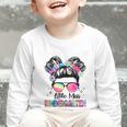 Little Miss Kindergarten Girls Kids Back To School Kinder Graphic Toddler Long Sleeve Tee