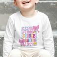 Little Miss Kindergarten Kids Girls Coquette Back To School Graphic Toddler Long Sleeve Tee Little Miss Kindergarten Kids Girls Coquette Back To School Graphic Toddler Long Sleeve Tee