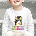 Little Miss Preschool Messy Bun Tie Dye Back To School Girls Graphic Toddler Long Sleeve Tee Little Miss Preschool Messy Bun Tie Dye Back To School Girls Graphic Toddler Long Sleeve Tee