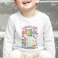 Lunch Cafeteria Crew Lady Back To School Tour Graphic Toddler Long Sleeve Tee