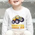 Monster Truck Jam School Bus Yellow Back To School Toddlers Graphic Toddler Long Sleeve Tee Monster Truck Jam School Bus Yellow Back To School Toddlers Graphic Toddler Long Sleeve Tee