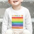 Numbers Learning Cute Numbers 0-100 Back To School Counting Graphic Toddler Long Sleeve Tee