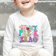 In My Pre-K Era Back To School Retro Groovy Preschool Graphic Toddler Long Sleeve Tee