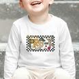 Retro Checkered Back To School Pre K Dude Cute Kid Preschool Graphic Toddler Long Sleeve Tee Retro Checkered Back To School Pre K Dude Cute Kid Preschool Graphic Toddler Long Sleeve Tee