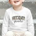 Retro Second Grade Camo Back To School Girls Boys 2nd Grade Graphic Toddler Long Sleeve Tee Retro Second Grade Camo Back To School Girls Boys 2nd Grade Graphic Toddler Long Sleeve Tee