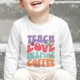 Teach Love Inspire Coffee Cute Teaching Quote Back To School Graphic Toddler Long Sleeve Tee Teach Love Inspire Coffee Cute Teaching Quote Back To School Graphic Toddler Long Sleeve Tee