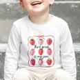 Third Grade Is My Jam Strawberry 3rd Grade Back To School Graphic Toddler Long Sleeve Tee