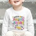 Watch Out Fourth Grade Here I Come Shirt Kids Back To School Graphic Toddler Long Sleeve Tee Watch Out Fourth Grade Here I Come Shirt Kids Back To School Graphic Toddler Long Sleeve Tee