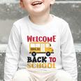 Welcome Back To School For Bus Drivers First Day Of School Graphic Toddler Long Sleeve Tee Welcome Back To School For Bus Drivers First Day Of School Graphic Toddler Long Sleeve Tee