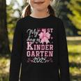 My 1st Day Of Kindergarten 2025 Back To School Girls Graphic Toddler Long Sleeve Tee My 1st Day Of Kindergarten 2025 Back To School Girls Graphic Toddler Long Sleeve Tee