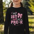 My 1st Day Of Pre-K PreK Pre K 2025 Back To School Girls Graphic Toddler Long Sleeve Tee My 1st Day Of Pre-K PreK Pre K 2025 Back To School Girls Graphic Toddler Long Sleeve Tee