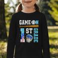 1st Grade Back To School Baseball Drip Ice Cream Game On Graphic Toddler Long Sleeve Tee 1st Grade Back To School Baseball Drip Ice Cream Game On Graphic Toddler Long Sleeve Tee