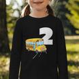 2nd Birthday School Bus Kids Back To School Themes Party Graphic Toddler Long Sleeve Tee 2nd Birthday School Bus Kids Back To School Themes Party Graphic Toddler Long Sleeve Tee