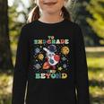 To 2nd Grade And Beyond Second Astronaut Back To School Graphic Toddler Long Sleeve Tee