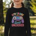 5th Grade Level Unlocked Shirt – Gamer Back To School Graphic Toddler Long Sleeve Tee 5th Grade Level Unlocked Shirt – Gamer Back To School Graphic Toddler Long Sleeve Tee