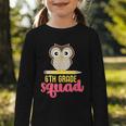 6th Grade Squad Back To School Owl & Pencil Graphic Toddler Long Sleeve Tee 6th Grade Squad Back To School Owl & Pencil Graphic Toddler Long Sleeve Tee